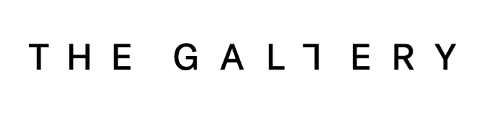 the gallery logo black